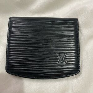 Louis Vuitton Black Epi Cuvette Coin Case 🖤